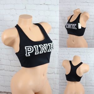 VS Pink Ultimate Sports Bra Racerback Black